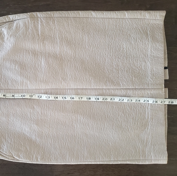 Dorothee Schumacher faux leather like skirt nude light pink size 2 - Picture 7 of 11